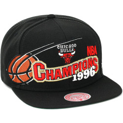 Mitchell & Ness NBA 96 Champions Wave Snapback HWC Chicago Bulls Black