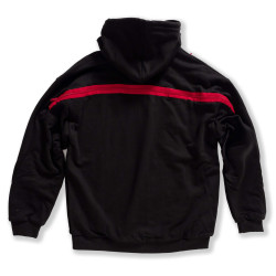 Sprayground Hidden In The Zipper Shark Fullzip Hoodie Black