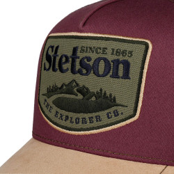 Šiltovka Stetson Trucker Cap Explorer Co. Beige/Wine