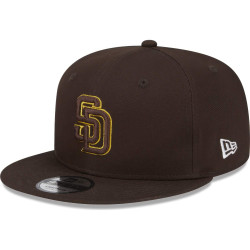 Šiltovka New Era 950 MLB San Diego Padres Side Patch Brown 9Fifty Snapback Cap hnedá