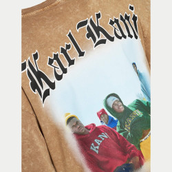 Karl Kani Small Signature Washed Print Tee sand
