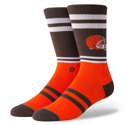 Stance Crew Nfl Browns Logo Brown