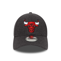Šiltovka New Era Chicago Bulls NBA Melton Wool Dark Grey 9FORTY Adjustable Cap tmavošedá