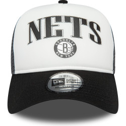 Šiltovka so sieťkou New Era 940 Brooklyn Nets NBA Retro Grey E-Frame Trucker Cap šedá