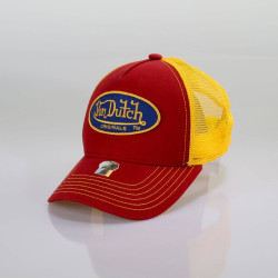 Von Dutch Originals Trucker Boston Oval Patch Cot/Twi Red/Yellow