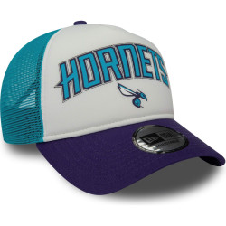 Šiltovka so sieťkou New Era 940 Charlotte Hornets NBA Retro Blue E-Frame Trucker Cap modrá