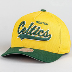 Šiltovka Mitchell & Ness NBA Harvest Gold Pro Crown Boston Celtics žlto-zelená
