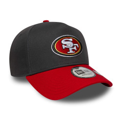 Šiltovka New Era San Francisco 49ers NFL Charcoal 9FORTY E-Frame Adjustable Cap tmavošedá