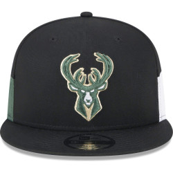 Šiltovka New Era 950 NBA Milwaukee Bucks Multi Patch Black 9Fifty Snapback Cap čierna