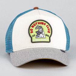 DJINN'S Trucker Cap HFT DNC Frog White/Grey/Blue