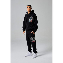 GRIMEY WEAR DEEPER HEAVYWEIGHT SWEATPANTS BLACK