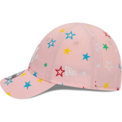 Detská šiltovka New Era 940K 9Forty MLB New York Yankees Toddler All Over Print Pink Cap ružová