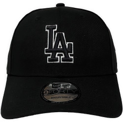 Šiltovka New Era 940 MLB LA Dodgers Pop Outline Black 9FORTY Adjustable Cap čierna