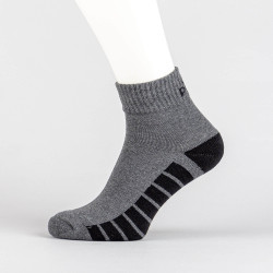 Pánske športové ponožky PEAK Medium Cut Socks tmavosivé