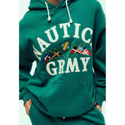 Grimey Wear Mighty Harmonist Nautica X Grmy Vintage Hoodie Green