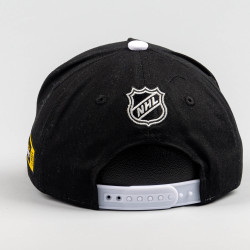 Outer Stuff NHL Big-Face Precurved Snap Penguins Black