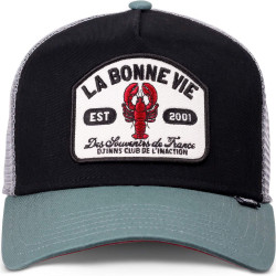 DJINN'S Trucker Cap HFT La Bonne Vie Black/Slate/Grey