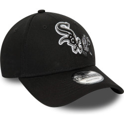 Šiltovka New Era 940 MLB Chicago White Sox Food Character Black 9FORTY Adjustable Cap White