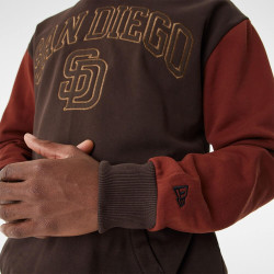 New Era San Diego Padres MLB Heritage Brown Oversized Hoodie