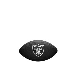 Wilson Mini NFL Team Soft Touch Fb Bl Lv (sz. Mini) Black - Las Vegas Raiders - Junior