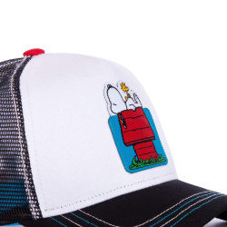 Šiltovka so sieťkou Capslab Trucker cap PEANUTS biela