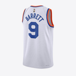 NIKE BOYS YEAR ZERO SWINGMAN JERSEY NEW YORK KNICKS - RJ Barrett WHITE/BLUE/ORANGE