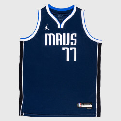 Jordan Boys Statement Swingman Jersey - Player - 8-20Y - Dallas Mavericks Doncic Navy