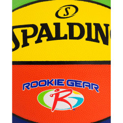 Spalding Rookie Gear Multi Color Rubber Basketball (sz. 4)