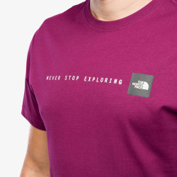 The North Face Men’S S/S Never Stop Exploring Tee - Boysenberry