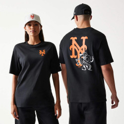 Tričko New Era New York Mets MLB Food Graphic Black T-Shirt čierne