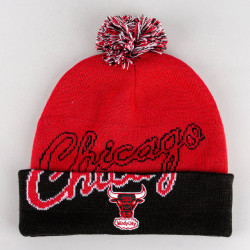 Mitchell & Ness Double Take Pom Knit Hwc Chicago Bulls Red