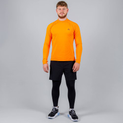 Bežecké tričko Peak High Collar Long Tshirt Orange