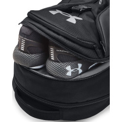 Under Armour UA Hustle Pro Backpack Black/Metallic Silver