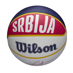 WILSON NBA PLAYER LOCAL BSKT JOKIC White/Red/Navy (sz. 7)