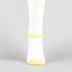 Dámske členkové ponožky PEAK Fashion Anklet bielo-žlté