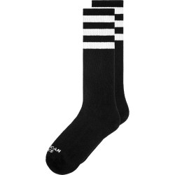 American Socks Ponožky Back In Black Knee High Black