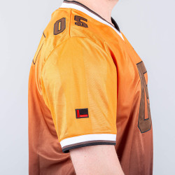 FUBU Corporate Gardient Football Jersey orange/brown
