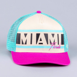 American Needle Sinclair - Miami - Seafoam-Ivory-Hot Pink