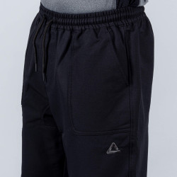 Nohavice Peak Right Woven Fleece Pants Black
