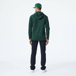 New Era Mikina Nfl Engineered Half Zip Green Bay Packers Green