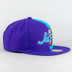 Mitchell & Ness SPLIT CROWN SNAPBACK HWC UTAH JAZZ Purple