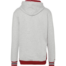 Mitchell & Ness NBA Pinnacle Heavyweight Fleece Hoody CHICAGO BULLS GREY HEATHER / RED