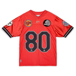 Grimey Wear The Clout Mesh Football Jersey Red