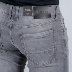 Džínsy Kangol Zane Regular Fit Jeans Regular Leg šedé