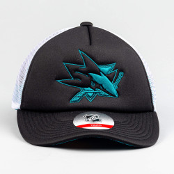 Outer Stuff Nhl Lifestyle Snapback Trucker San Jose Sharks Black