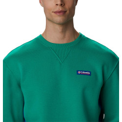 Columbia Bugasweat Crew Emerald Green/Lapis Blue