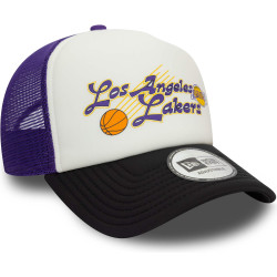 Šiltovka so sieťkou NEW ERA 940 Af trucker NBA Graphic LOS ANGELES LAKERS fialová