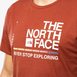 The North Face Men’s Foundation Graphic Tee S/S - BRANDY BROWN