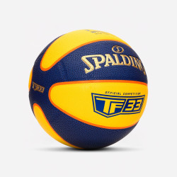 Spalding TF-33 Gold - Yellow/Blue Composite Basketball (size 6 weight 7)