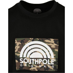 Southpole Camo Logo Tee black